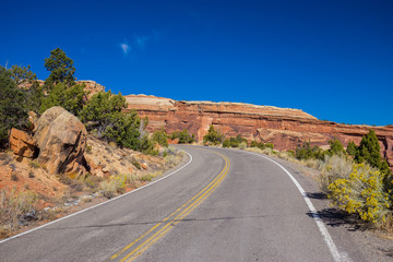 Colorado National Monument. National park in the Mesa County, Colorado. USA