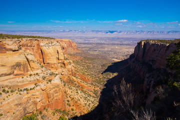 Colorado National Monument. National park in the Mesa County, Colorado. USA
