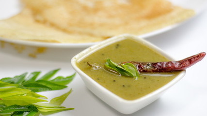 soup in white bowl