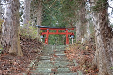 Shinto Shrine In Tono, Japan