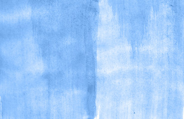 Fototapeta na wymiar Abstract watercolor background hand-drawn on paper. Volumetric smoke elements. Blue, Marina color. For design, web, card, text, decoration, surfaces.