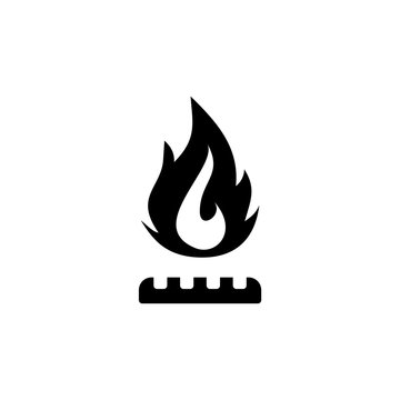 Natural Gas Icon or sign
