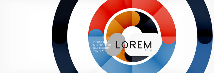 Modern geometrical abstract background