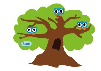 sowa, urodziny, imię © monikakosz