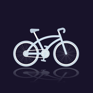 bicycle, bike vector illustration