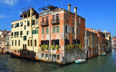 Where two Venice Canals meet  Rio di Noele & Rio della Misericordia.