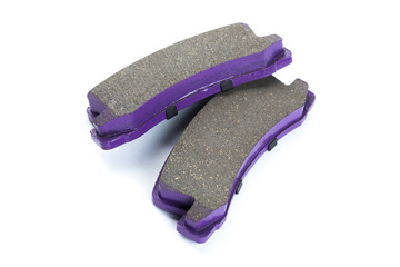 brake pads isolated on white