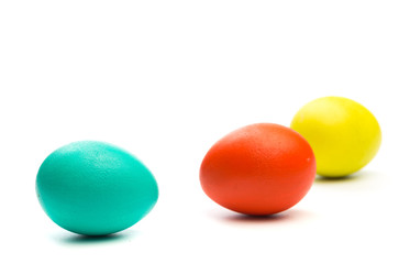 easter eggs isolated