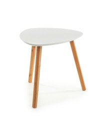 Modern stool on white background