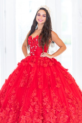 Teen Girl At A Beauty Pageant