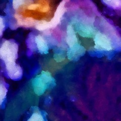 Abstract grunge background. Dirty style pattern. Simple painting art template with large textured brush strokes. Colorful pretty texture drawing by hand. Digital indigo wallpaper. Vintage backdrop