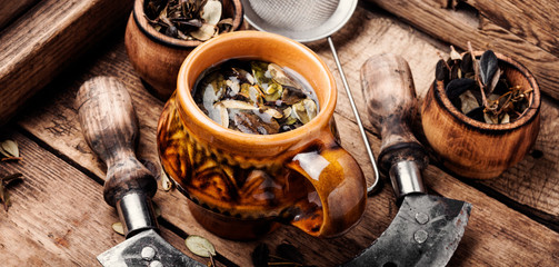 Cup of healthy tea