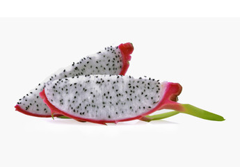 Dragon fruit isolated on white background