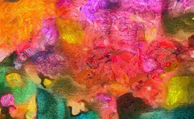 Art texture, creative oil background, striped and splashes, concrete simple original grunge backdrop, dry textured oil paint, template for cards, banners and prints designed.