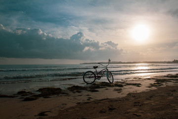 bike on the beach