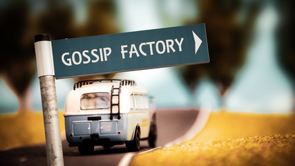 Sign 366 - GOSSIP FACTORY