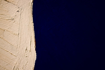 Gray-blue texture painted with oil. Abstract background.