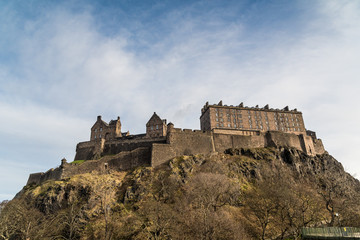 Fototapeta na wymiar the castle of Edinburgh