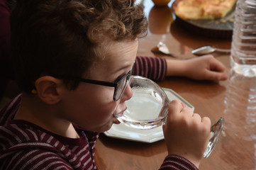 Child drinking