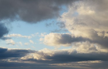 Beautiful sky and clouds view in the sky 