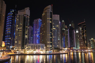 Fototapeta na wymiar Dubai Marina, United Arab Emirates