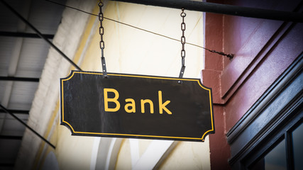 Schild 346 - Bank