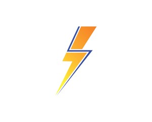 flash power thunder illustration vector