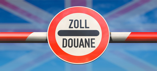Zoll wegen Brexit