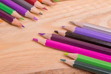 Obraz premium colorful pencils