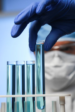 Chemist and testube