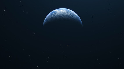 The Planet Earth Top View For Background Motion Graphic Or Text
