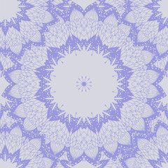 seamless pastel vintage pattern mandala islamic design. Etnic floral background. Vector illustration