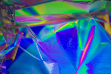 Retro synth wave, Abstract background in neon colors, cross polarization. Trend concept 2019 colors...