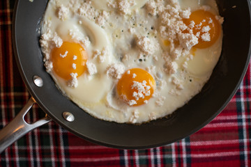 sunny side up eggs with cheese