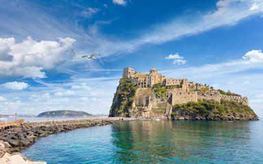 Aragonese Castle, Ischia island, Italy.