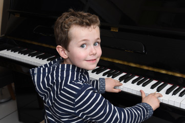 Child with piano