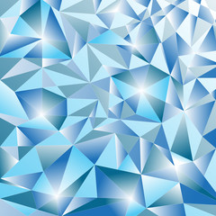 Obraz premium Winter pattern of ice gradient crystals.