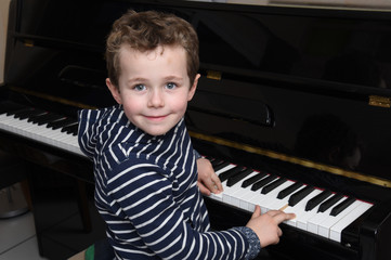 Child with piano