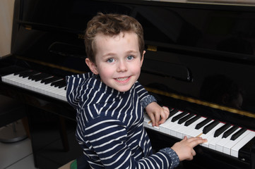 Child with piano