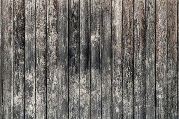 Fototapeta premium Old wooden background of boards with cracked paint