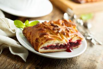 Delicious cherry pie