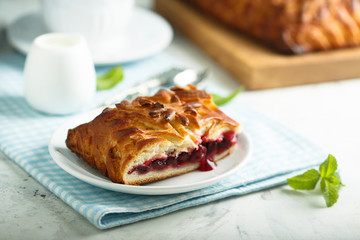 Delicious cherry pie