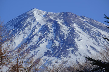 Fototapeta na wymiar 富士山の山頂付近
