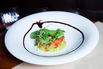 Veggie Tartare with avocado and tomato