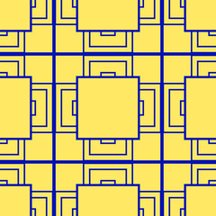 Vector modern geometric tiles pattern. Abstract geometric art deco seamless luxury background