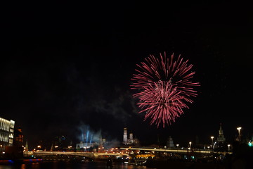 Fireworks in Moscow 