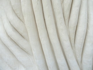 White Striped Stone Abstract Art