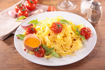 tagliatelle with egg