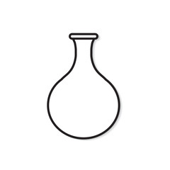 test tube icon- vector illustration