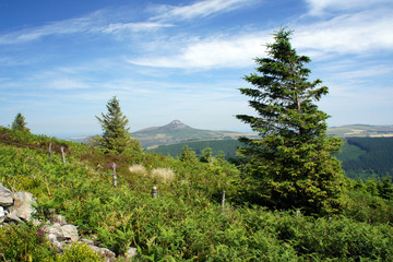 Landscapes of Ireland.Great Sugar Loaf Mountain.